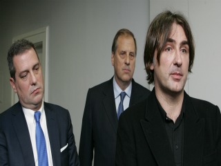 Mr Krauss, Mr Djunic and Mr Mitrovic, photo by Radoica Krstinic/Politika 